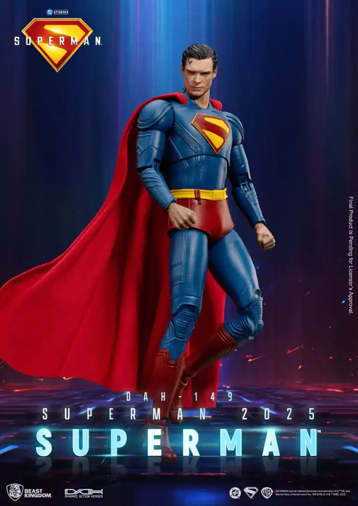 Superman (2025) akční figurka Superman & Krypto 21 cm fotografii produktu