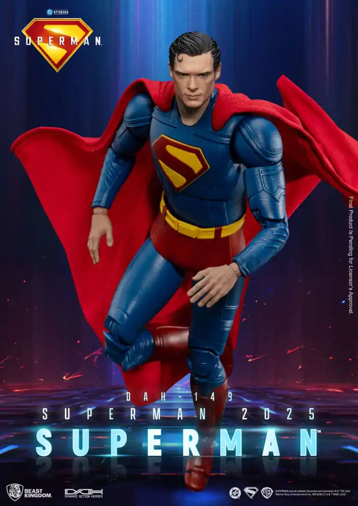 Superman (2025) akční figurka Superman & Krypto 21 cm fotografii produktu