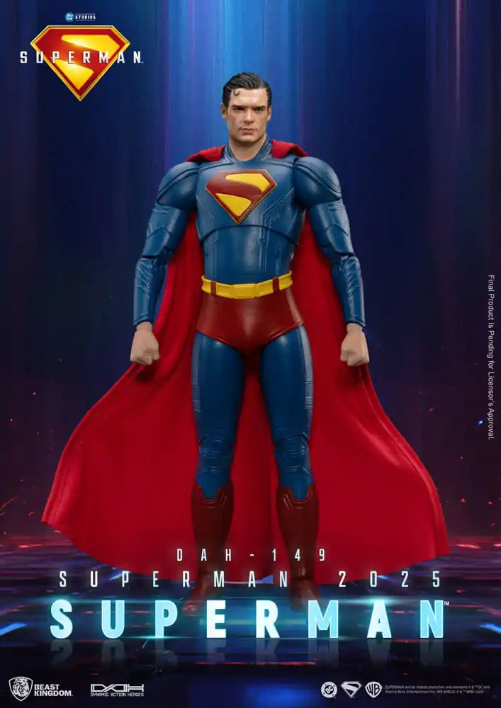 Superman (2025) akční figurka Superman & Krypto 21 cm fotografii produktu