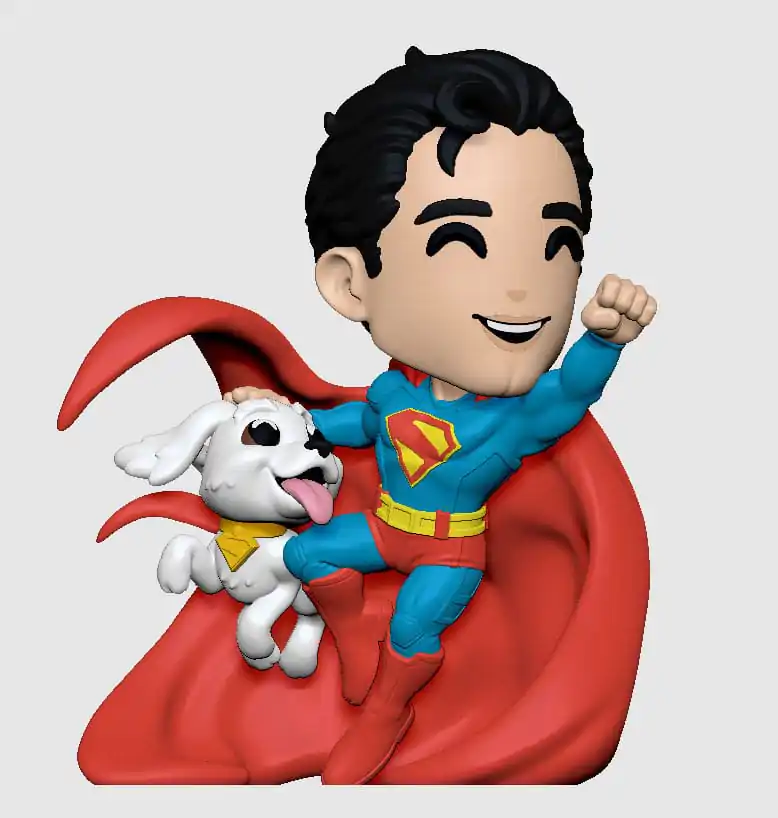 Superman 2025 vinylová figurka Superman & Krypto 13 cm fotografii produktu