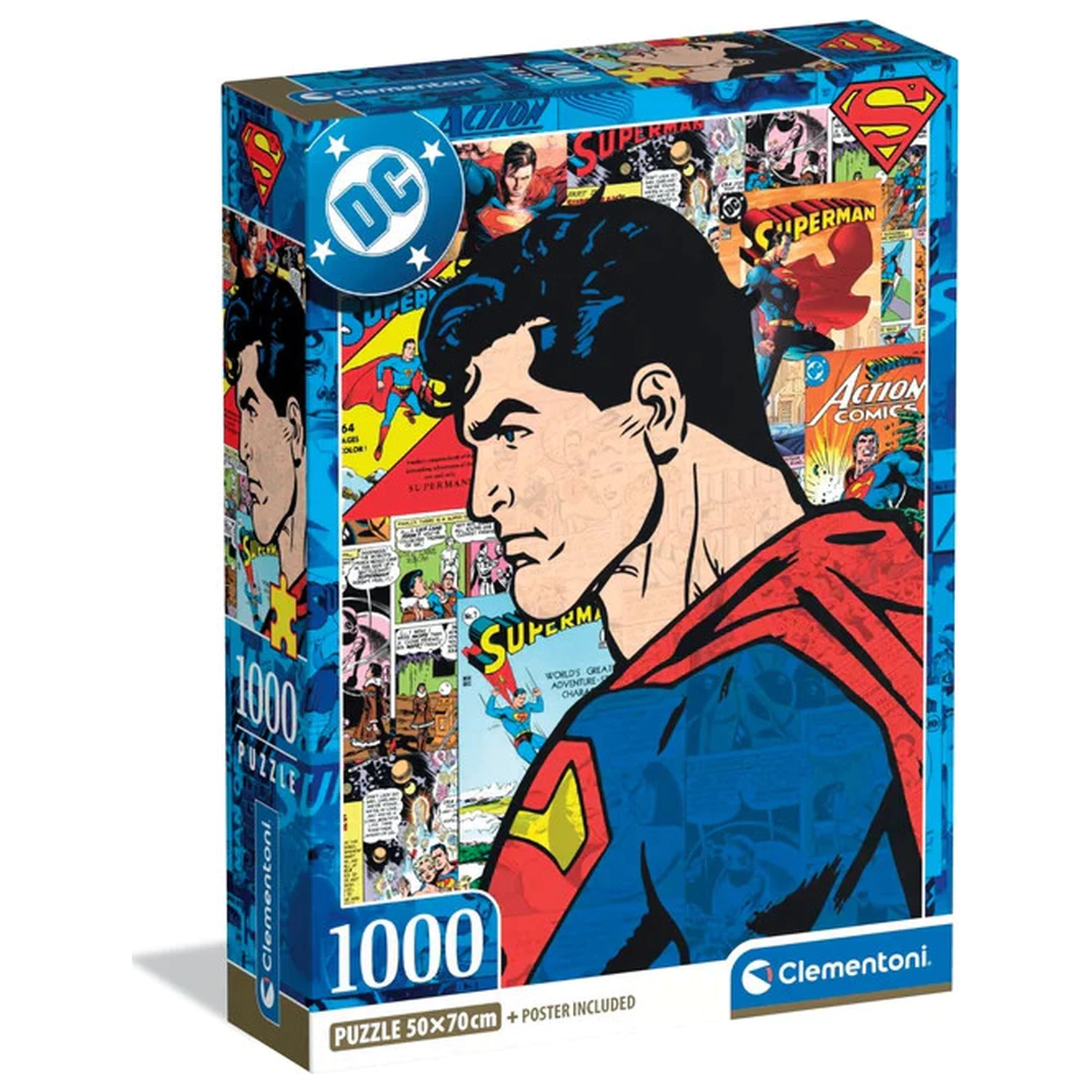 Superman Komiksové 1000dílné kompaktní puzzle fotografii produktu