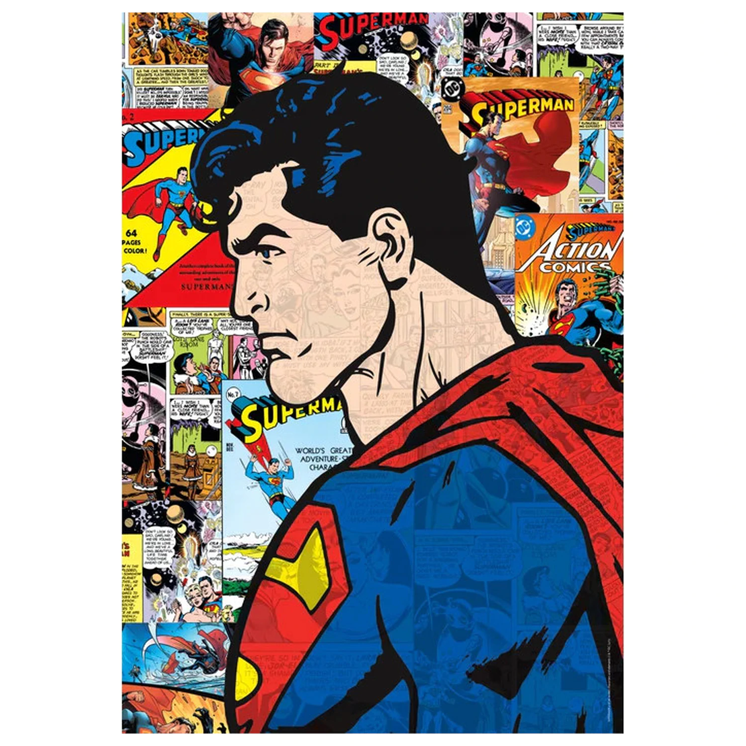 Superman Komiksové 1000dílné kompaktní puzzle fotografii produktu