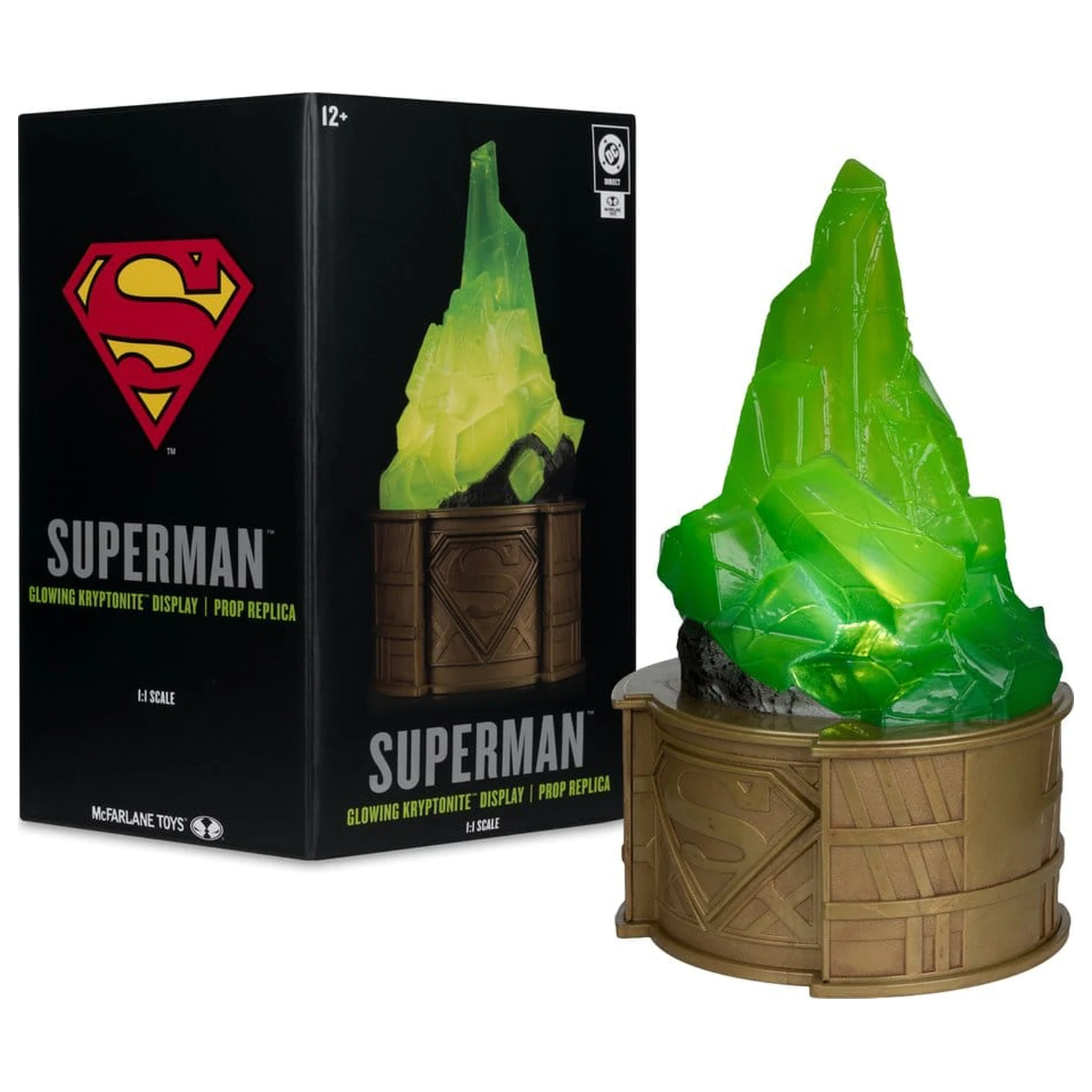 Superman DC Direct Replica 1/1 Kryptonite displej (Gold Label) 18 cm fotografii produktu