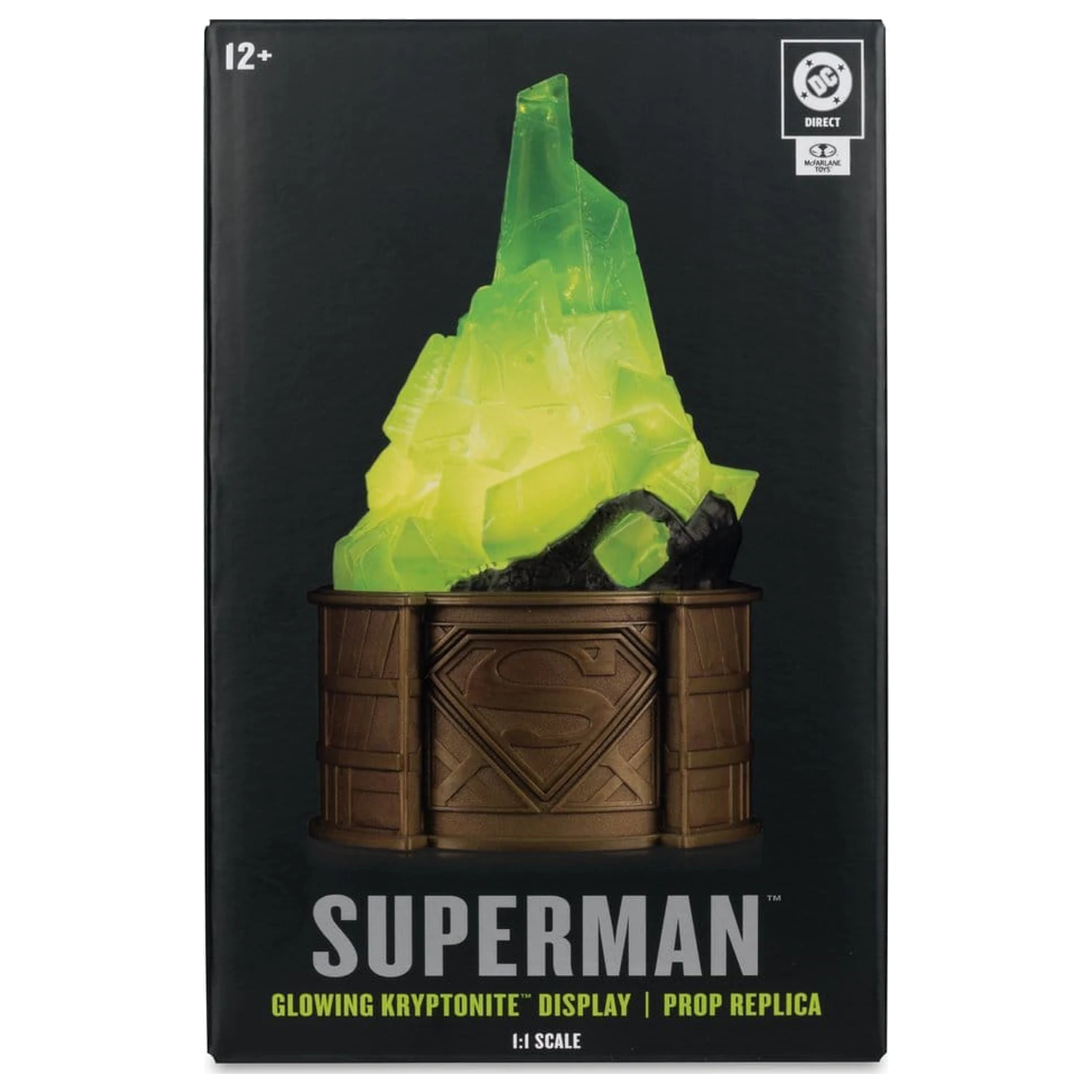 Superman DC Direct Replica 1/1 Kryptonite displej (Gold Label) 18 cm fotografii produktu