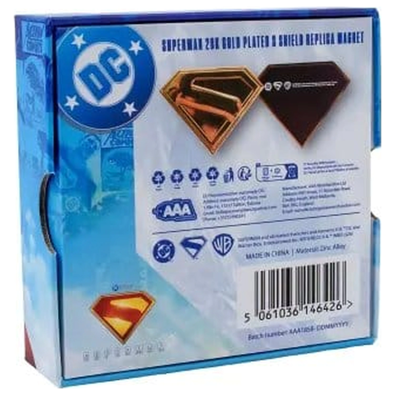 Superman Gold Shield Replika Magnet fotografii produktu