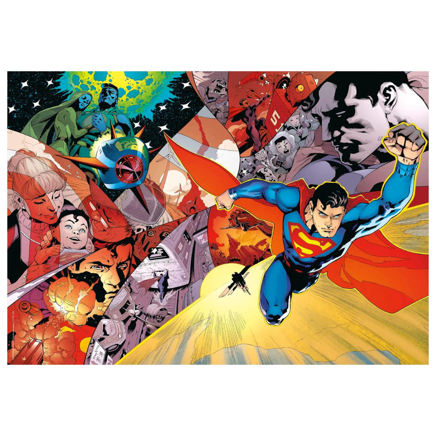 Superman Hope Rising 104dílné Super puzzle fotografii produktu
