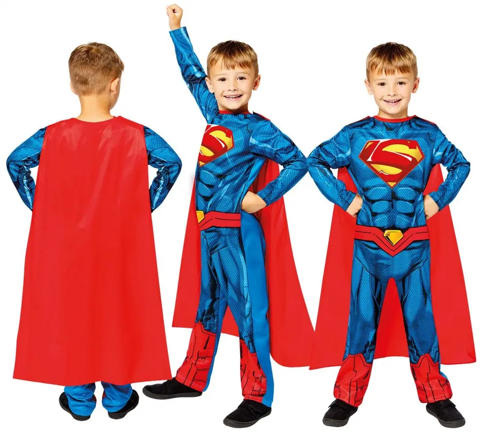 Superman kostým 10-12 let fotografii produktu