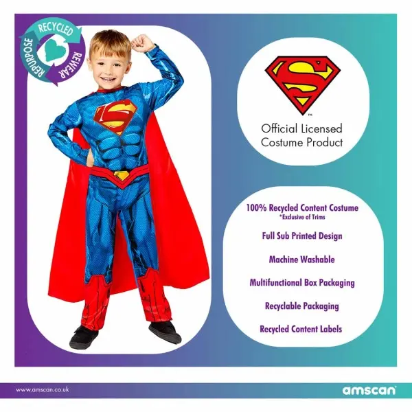 Superman kostým 10-12 let fotografii produktu