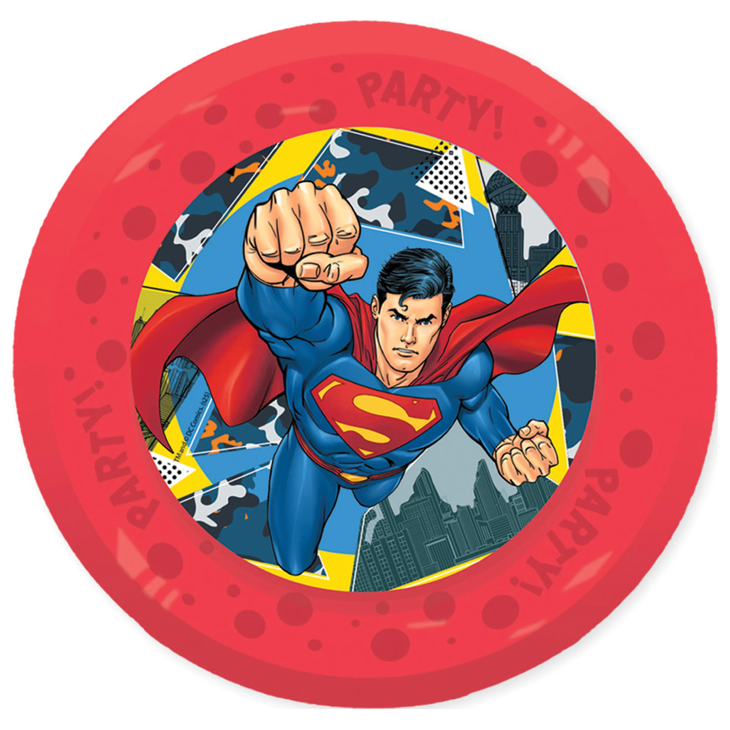 Superman Krypton Micro Premium Plastový plochý talíř 4dílná sada 21 cm fotografii produktu