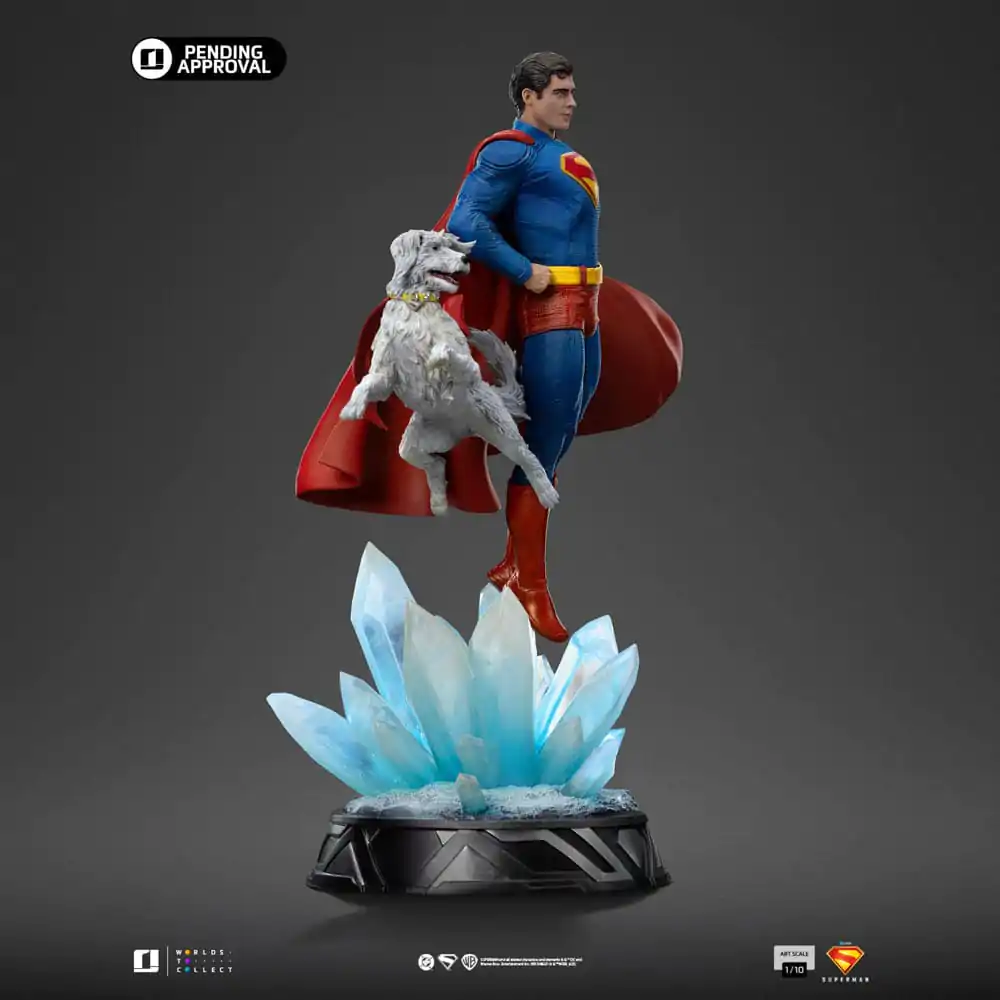 Superman Legacy Art Scale Socha 1/10 Superman & Krypto 32 cm fotografii produktu