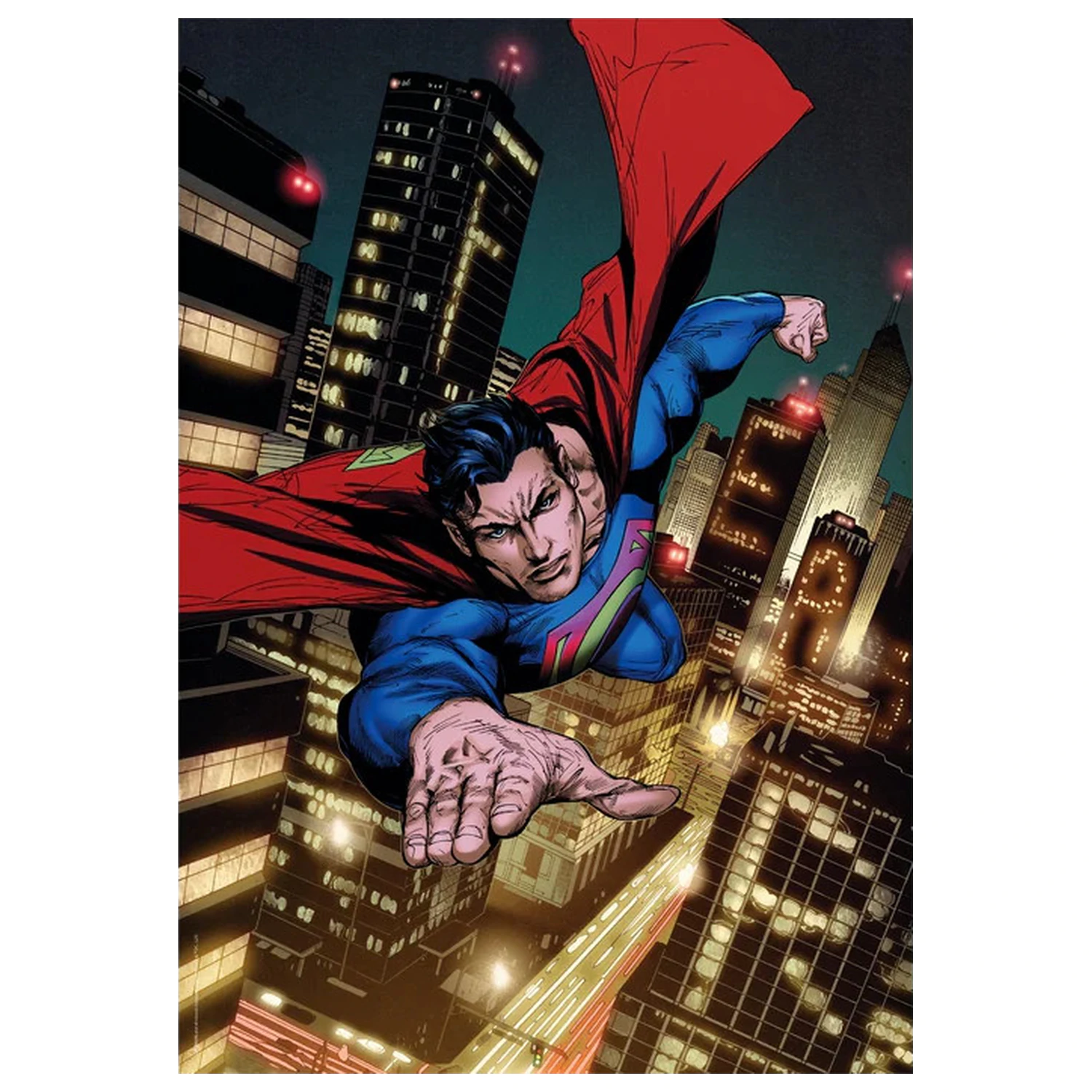 Superman Night 1000dílné kompaktní puzzle fotografii produktu