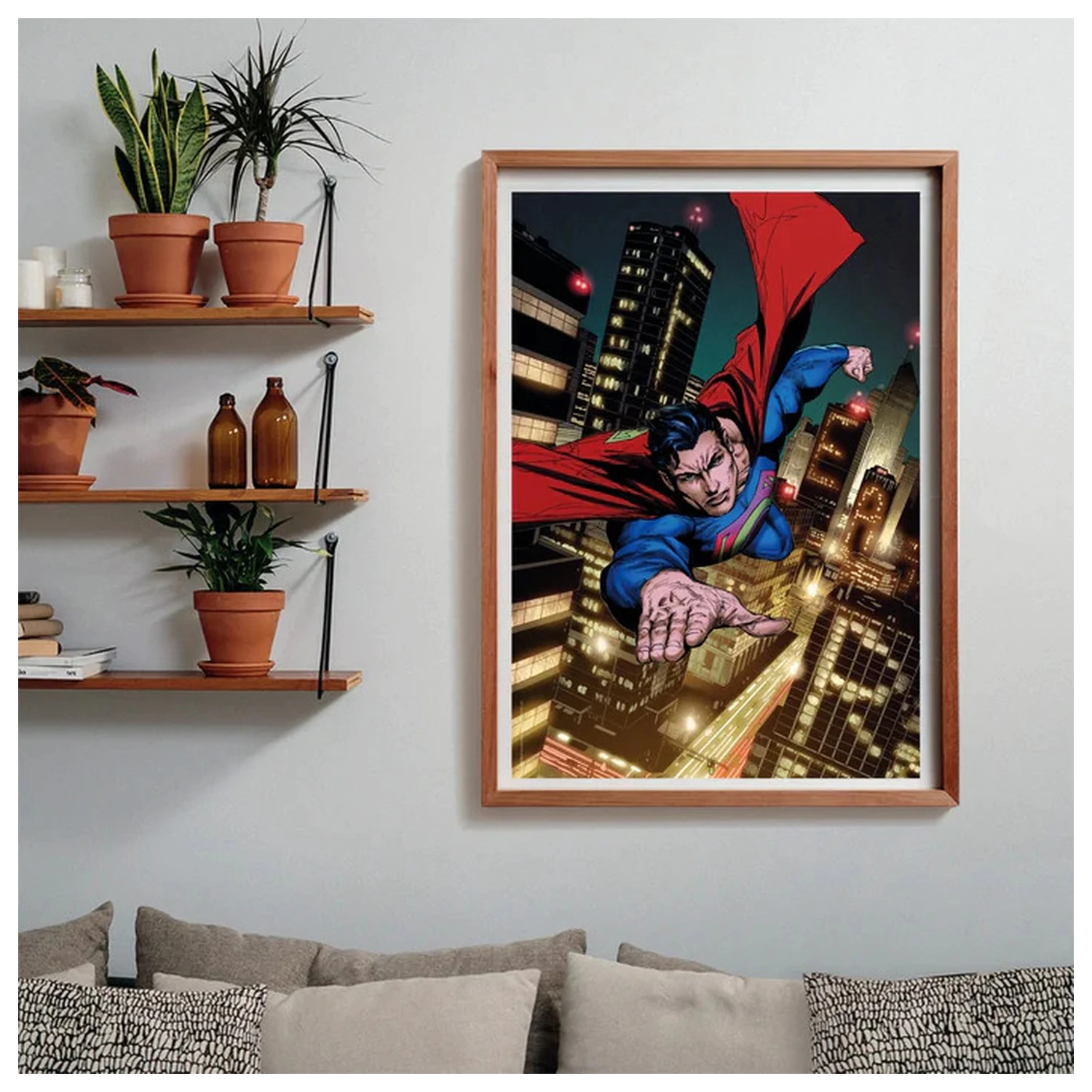 Superman Night 1000dílné kompaktní puzzle fotografii produktu
