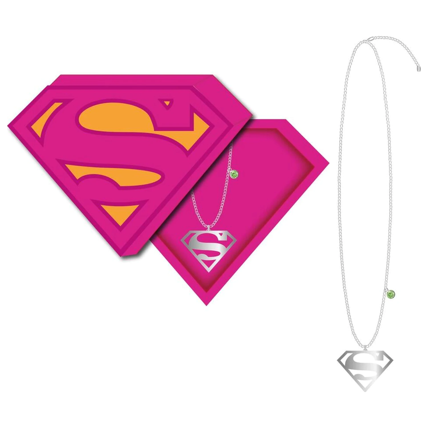 Superman Supergirl náhrdelník fotografii produktu
