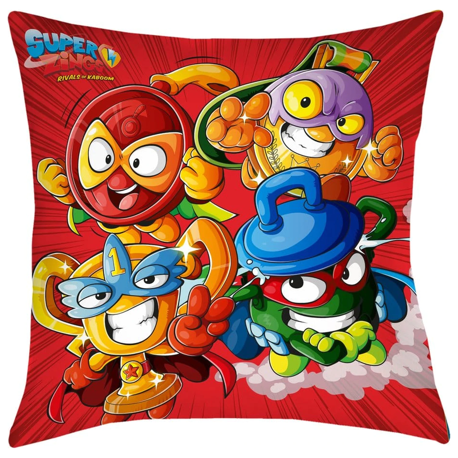 Super Zings Polštář 40 x 40 cm fotografii produktu