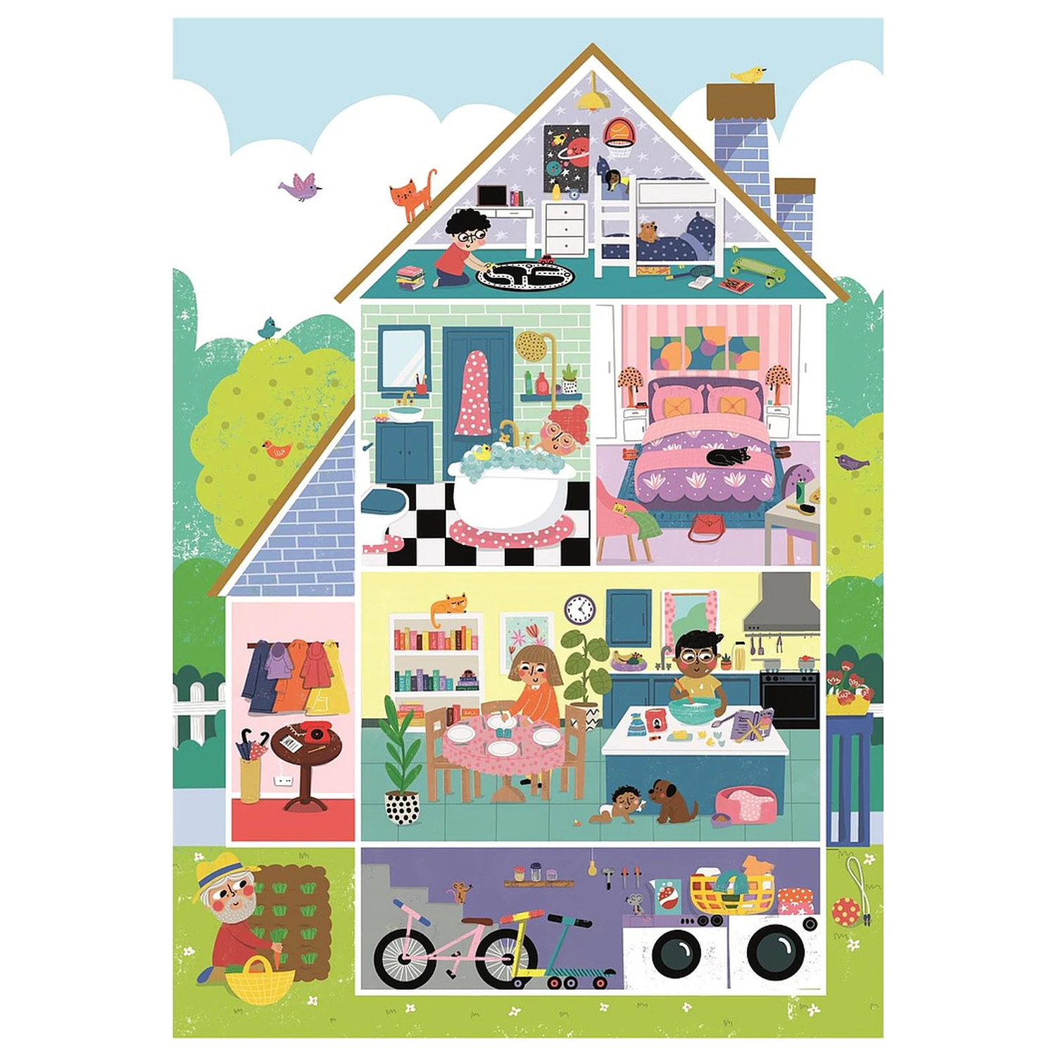 Sweet Home 104dílné maxi puzzle fotografii produktu