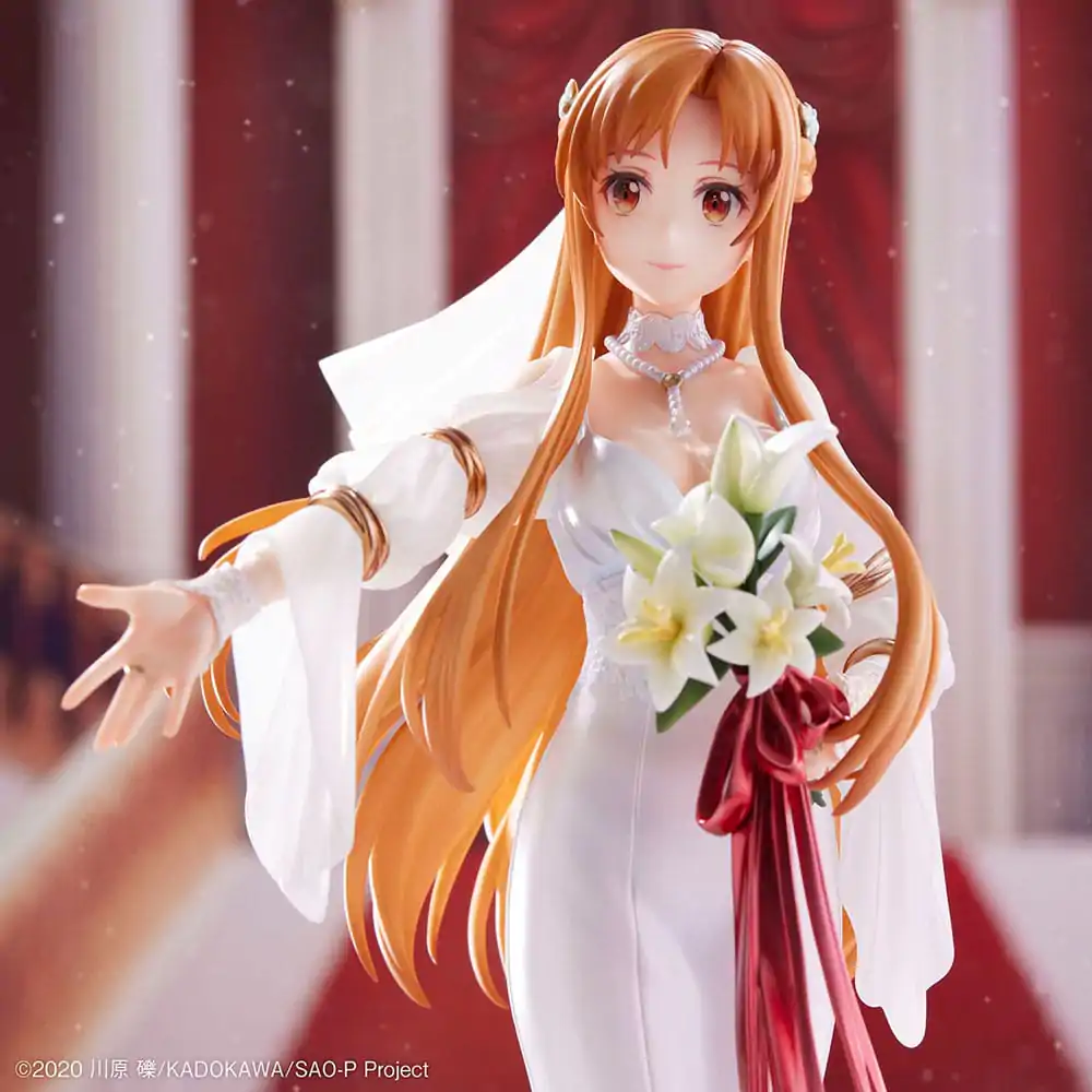 Sword Art Online PVC Socha 1/7 Asuna Wedding Ver. 25 cm fotografii produktu