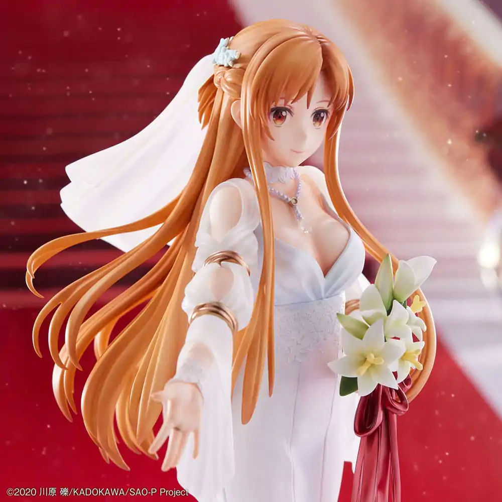 Sword Art Online PVC Socha 1/7 Asuna Wedding Ver. 25 cm fotografii produktu