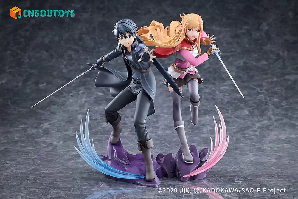 Sword Art Online Socha 1/7 Progressive Scherzo of Deep Night Kirito 22 cm fotografii produktu