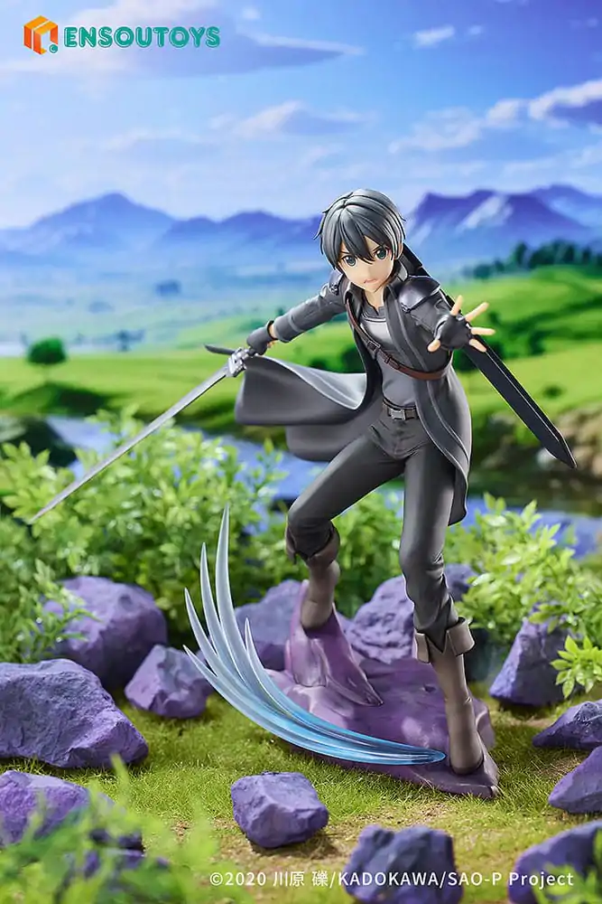 Sword Art Online Socha 1/7 Progressive Scherzo of Deep Night Kirito 22 cm fotografii produktu