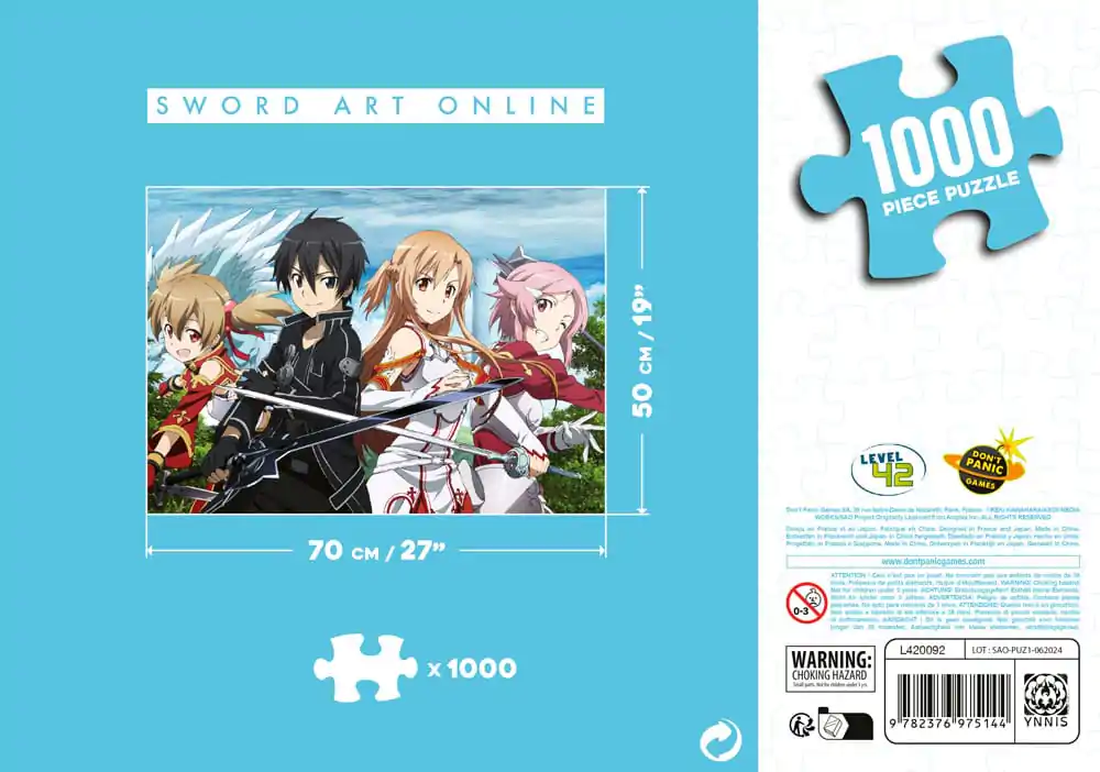 Sword Art Online Puzzle postavy (1000 dílků) fotografii produktu