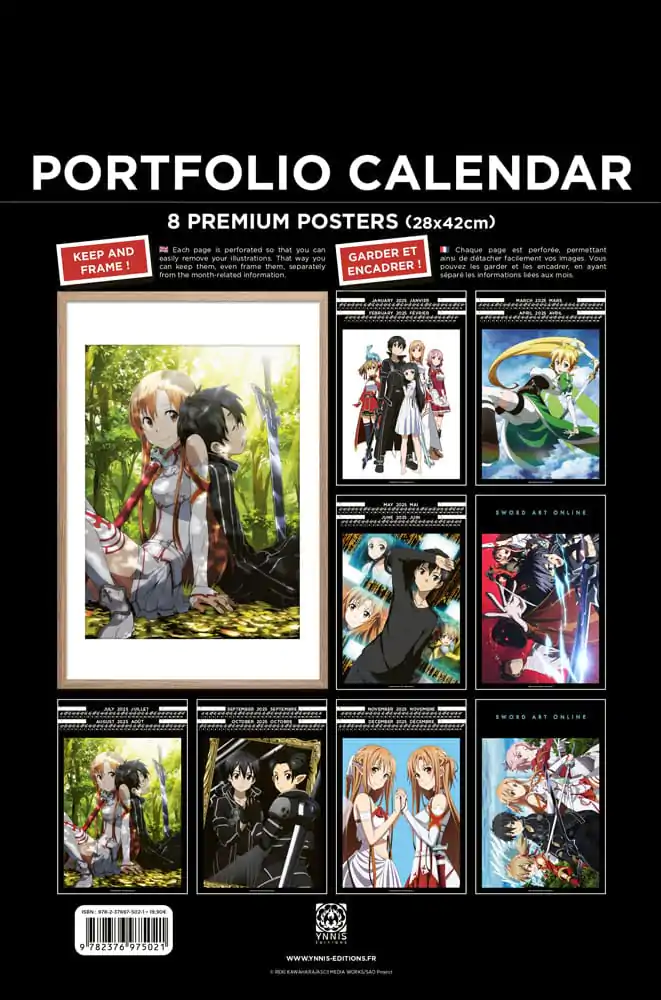 Sword Art Online Portfolio Kalendář 2025 *Anglická Verze* fotografii produktu