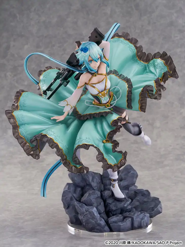 Sword Art Online SHIBUYA SCRAMBLE FIGURE PVC Soška 1/7 Sinon Crystal Dress Ver. 29 cm fotografii produktu