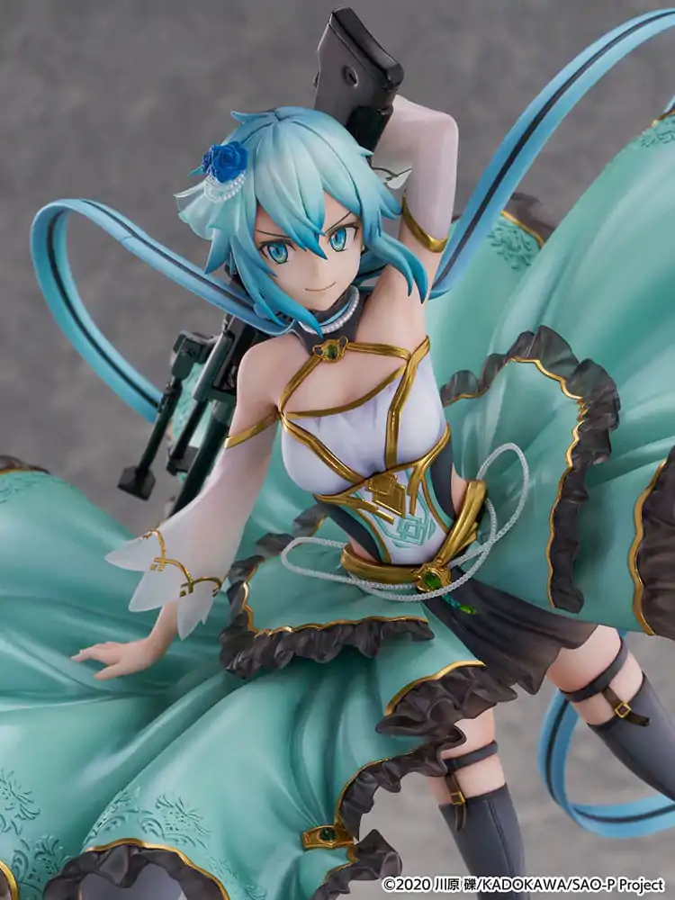 Sword Art Online SHIBUYA SCRAMBLE FIGURE PVC Soška 1/7 Sinon Crystal Dress Ver. 29 cm fotografii produktu