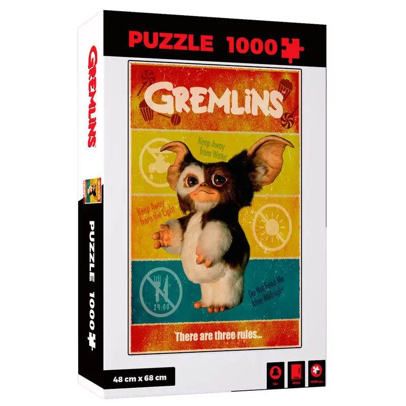 Gremlins Puzzle Skládačka There Are Three Rules fotografii produktu