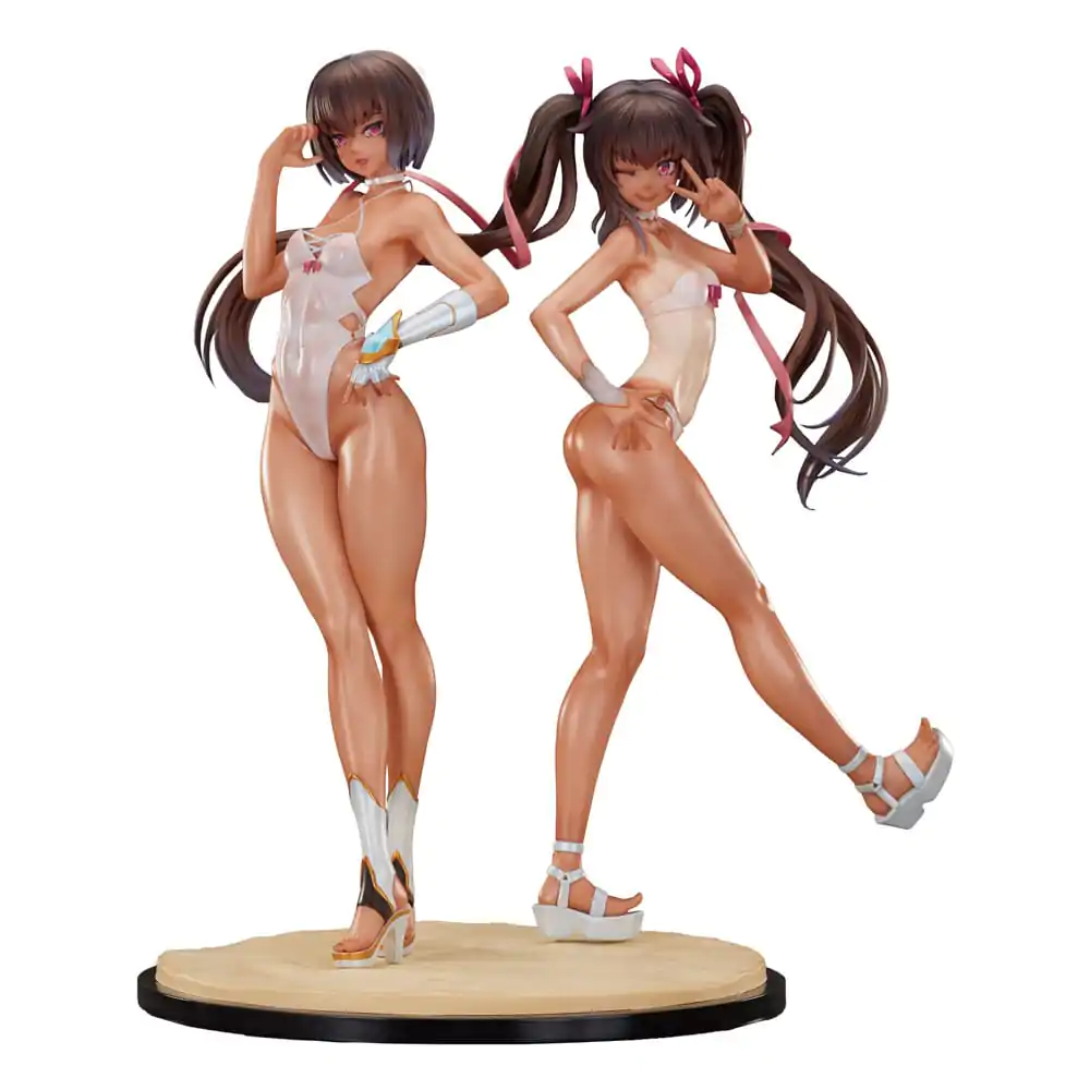 Taimanin RPG Sada 2 PVC Sošek 1/6 Adult Yukikaze and Young Yukikaze Swimsuits Verze 28 cm fotografii produktu