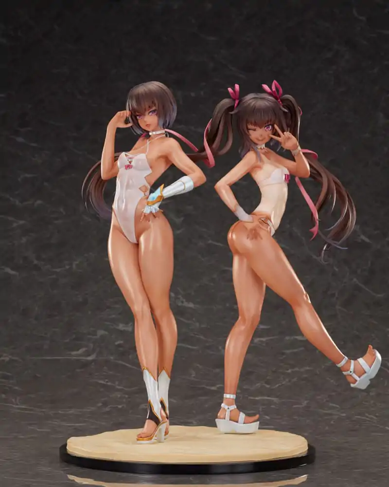 Taimanin RPG Sada 2 PVC Sošek 1/6 Adult Yukikaze and Young Yukikaze Swimsuits Verze 28 cm fotografii produktu