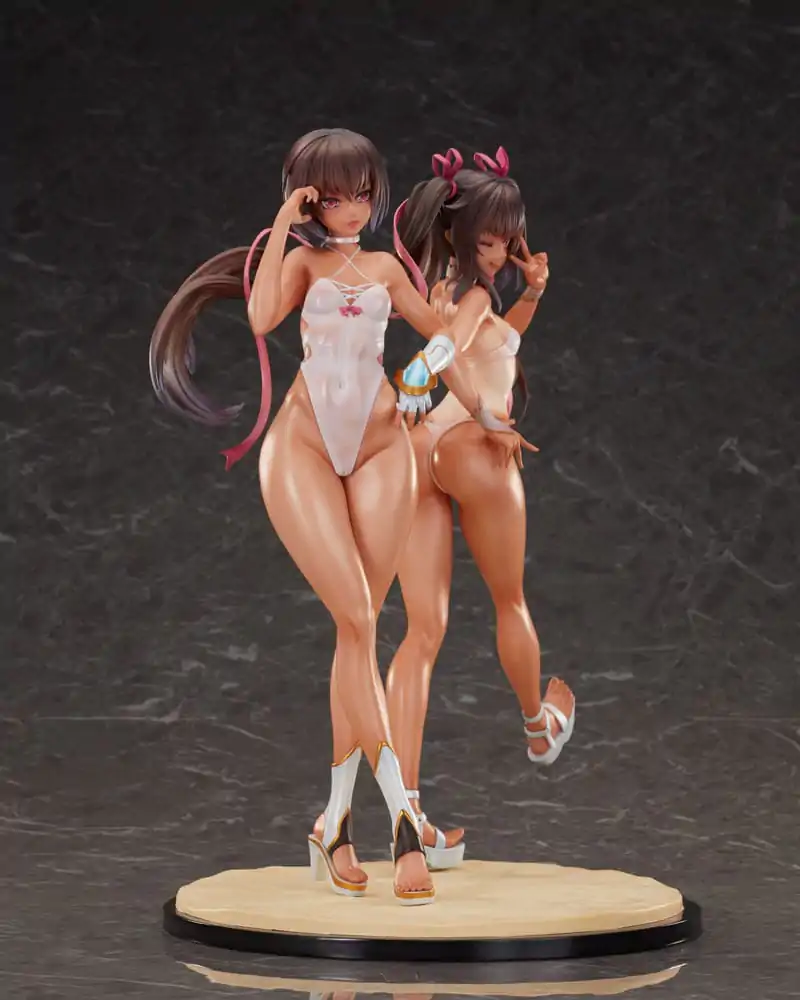 Taimanin RPG Sada 2 PVC Sošek 1/6 Adult Yukikaze and Young Yukikaze Swimsuits Verze 28 cm fotografii produktu