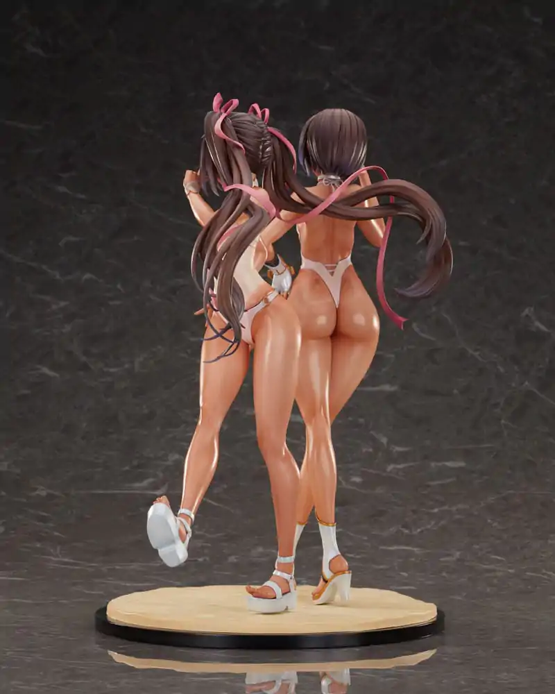 Taimanin RPG Sada 2 PVC Sošek 1/6 Adult Yukikaze and Young Yukikaze Swimsuits Verze 28 cm fotografii produktu