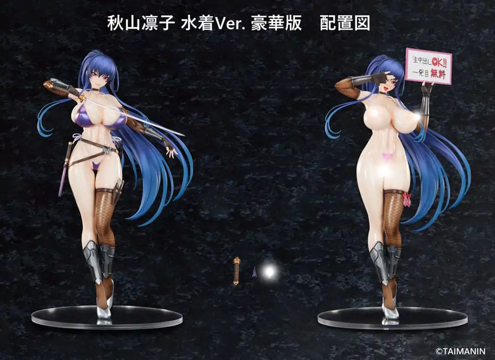 Taimanin RPGX Socha 1/6 Rinko Akiyama Swimsuit Ver. DX Edition 27 cm fotografii produktu