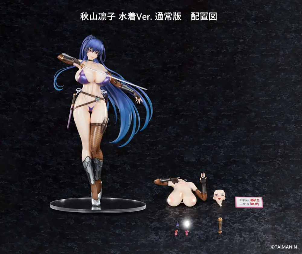 Taimanin RPGX Socha 1/6 Rinko Akiyama Swimsuit Ver. 27 cm fotografii produktu