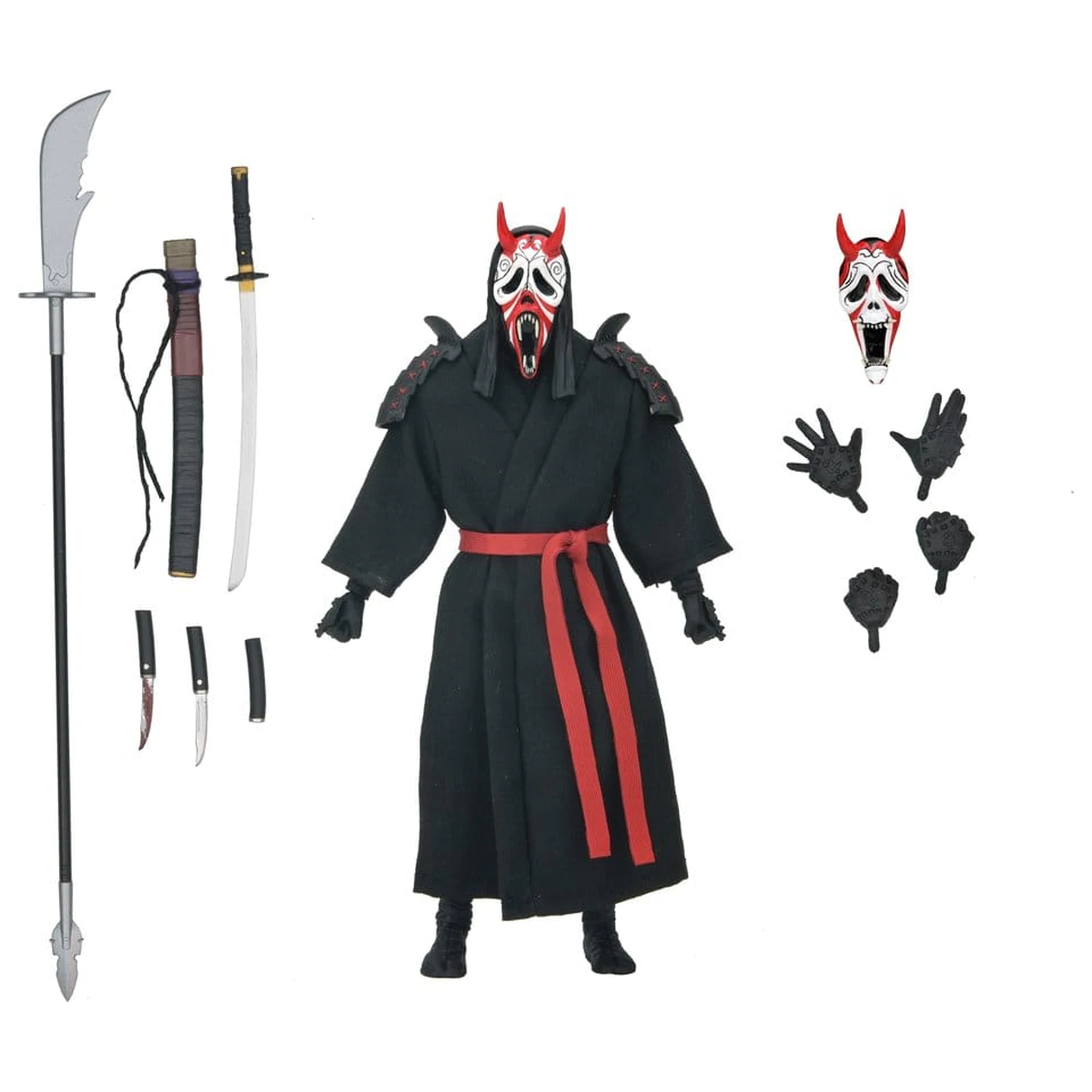 Takatoku Shogun Horror Action Figure Shinobi Ghost Face 18 cm fotografii produktu