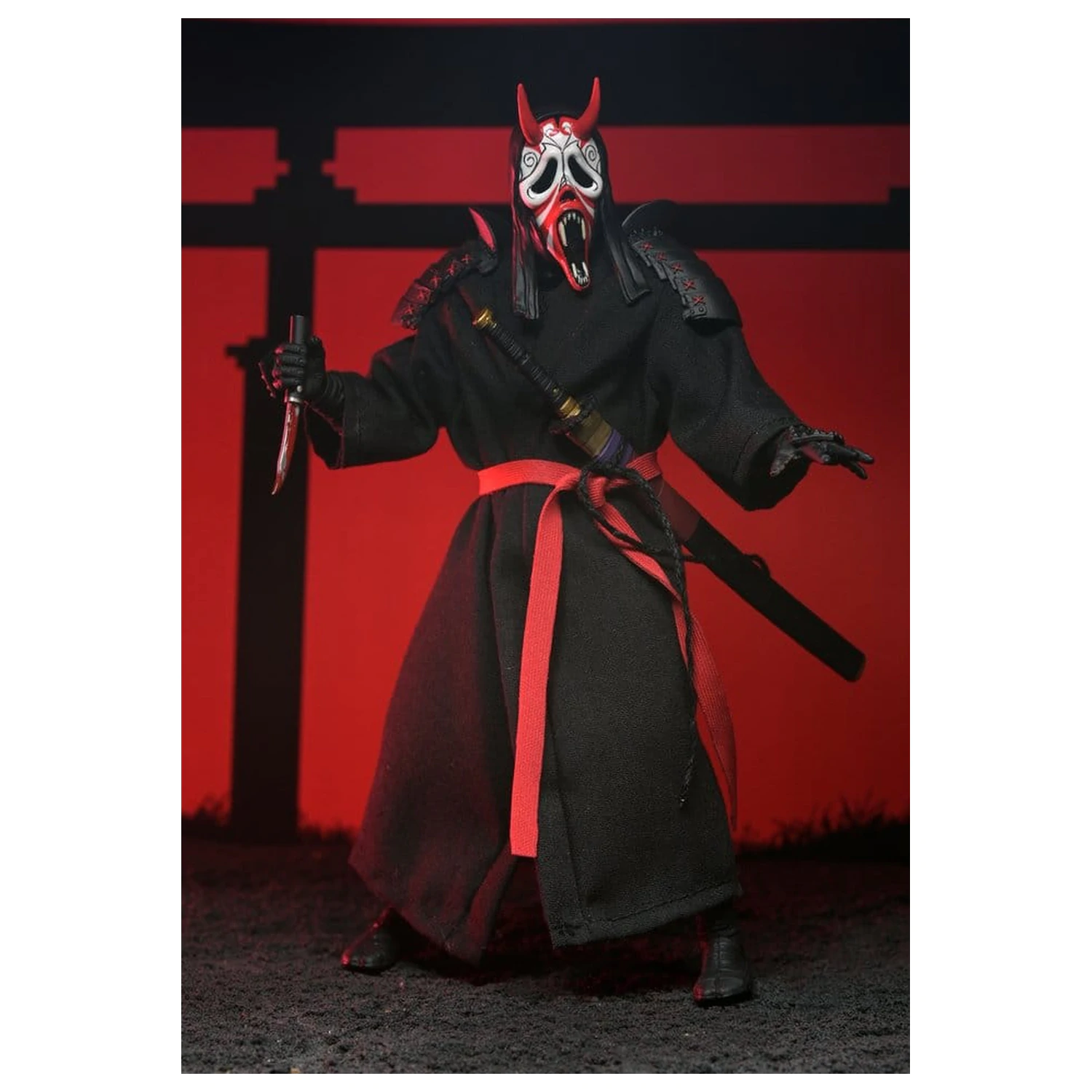 Takatoku Shogun Horror Action Figure Shinobi Ghost Face 18 cm fotografii produktu