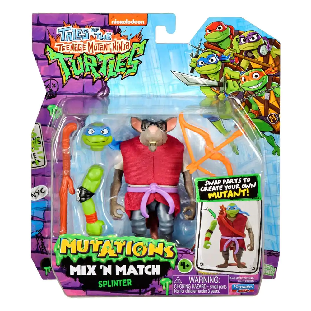 Tales of the Teenage Mutant Ninja Turtles Mix &#039;n Match akční figurka Splinter 12 cm fotografii produktu