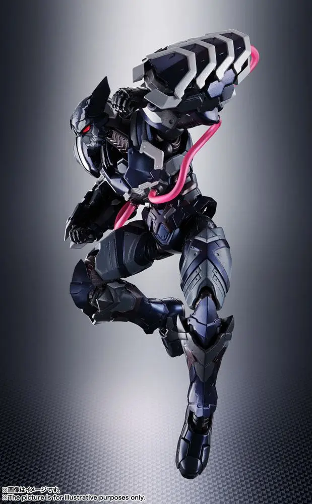 Tech-On Avengers S.H. Figuarts Akční figurka Venom Symbiote Wolverine 16 cm fotografii produktu