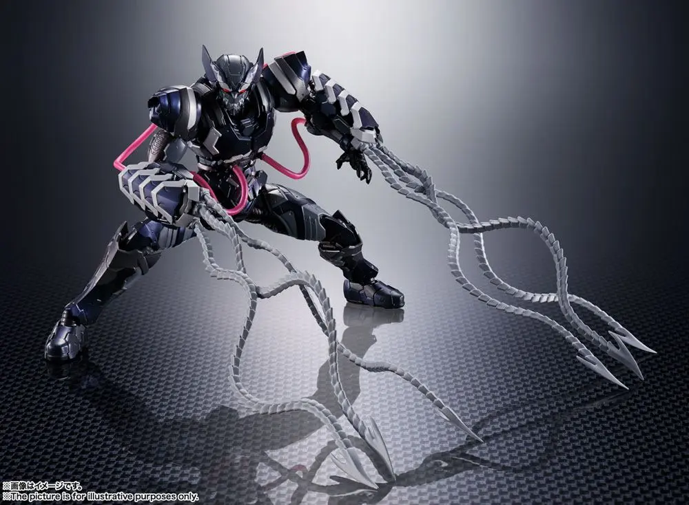 Tech-On Avengers S.H. Figuarts Akční figurka Venom Symbiote Wolverine 16 cm fotografii produktu