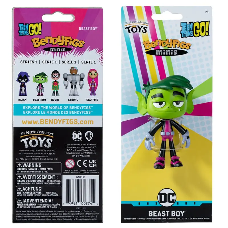 Teen Titans Go! Bendyfigs Ohybatelná Figurka Beast Boy 9 cm fotografii produktu