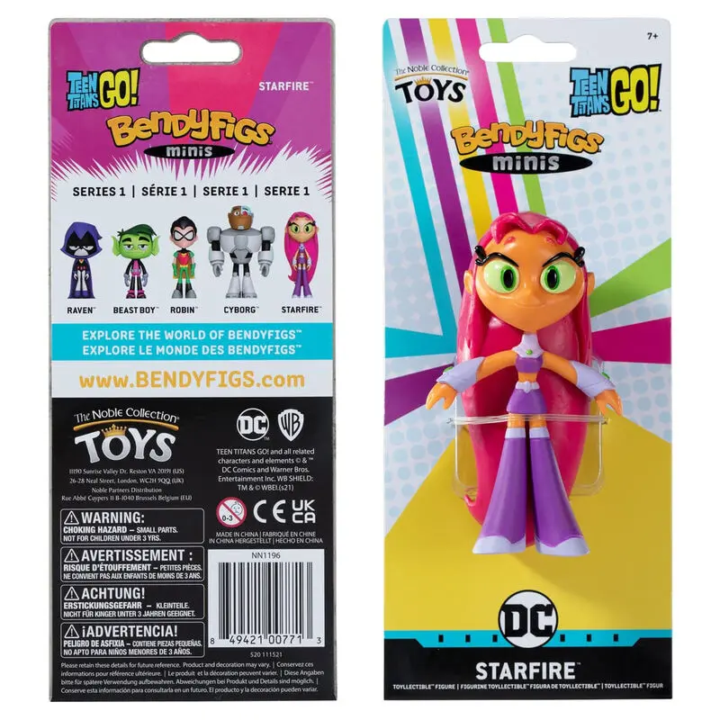 Teen Titans Go! Bendyfigs Ohybatelná figurka Starfire 11 cm fotografii produktu