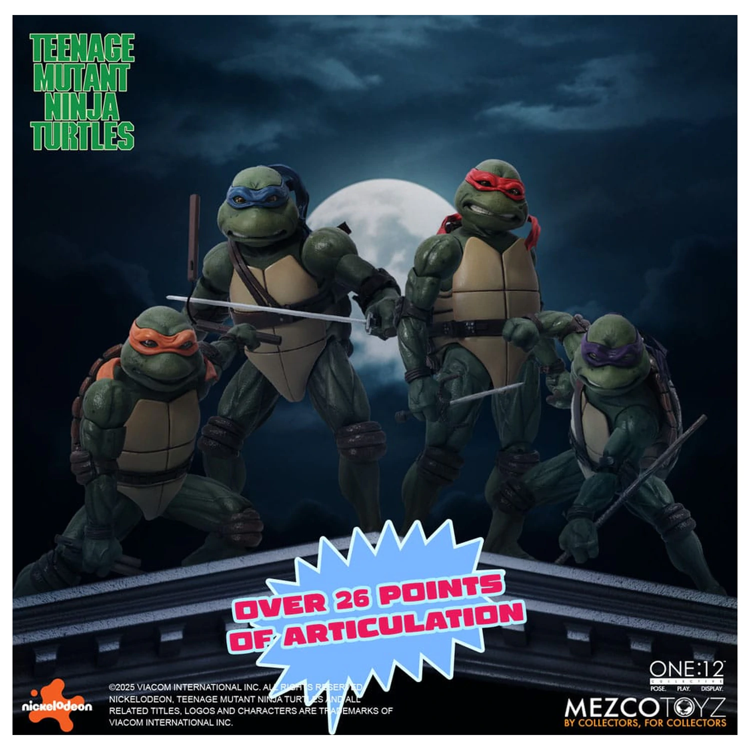 Teenage Mutant Ninja Turtles Figures box set 1/12 Teenage Mutant Ninja Turtles (1990 Movie) 15 cm fotografii produktu