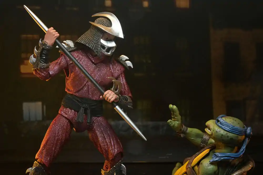 Teenage Mutant Ninja Turtles (1990 Movie) akční figurka Roof Top Battle Shredder vs Leo 18 cm fotografii produktu