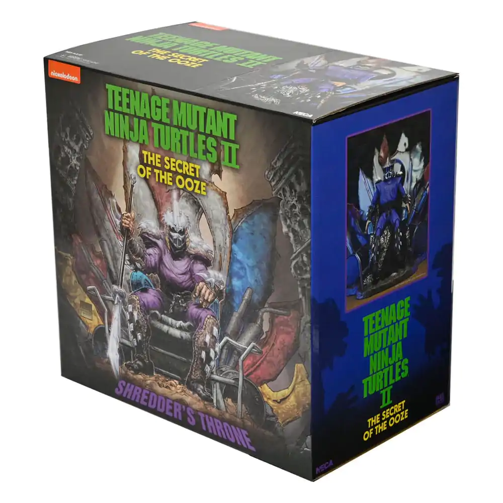 Teenage Mutant Ninja Turtles 2: Secret of the Ooze Diorama Shredder's Throne 27 cm fotografii produktu