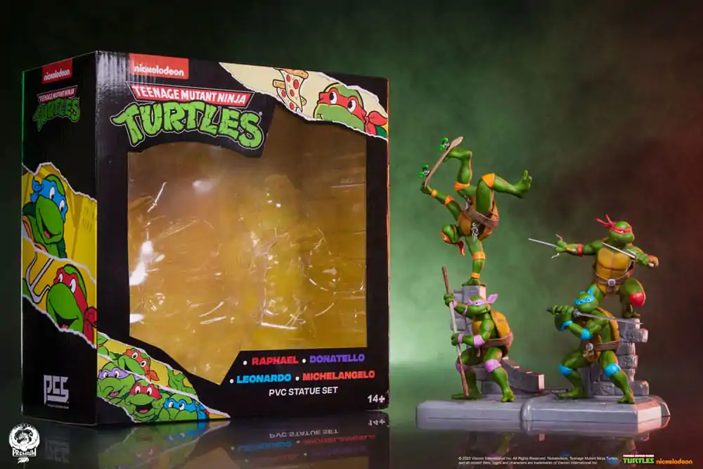 Teenage Mutant Ninja Turtles PVC socha balení 4 ks fotografii produktu