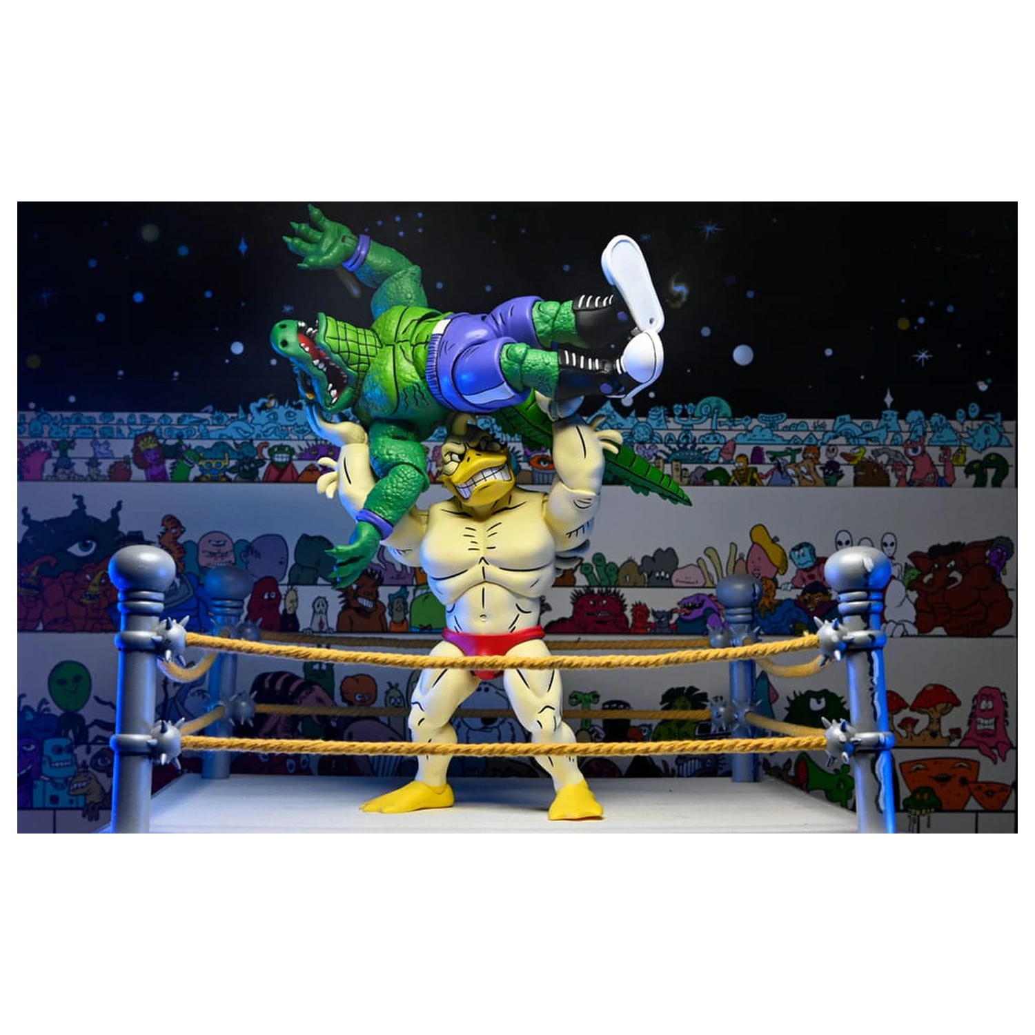 Teenage Mutant Ninja Turtles (Archie Comics) Akční figurka Stump Wrestling Ace Duck 18 cm fotografii produktu