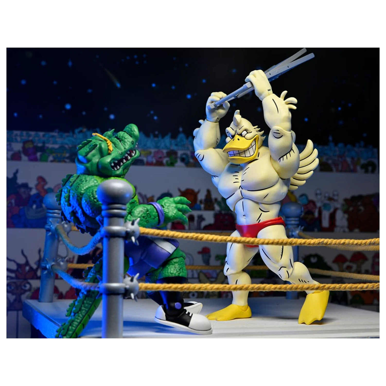 Teenage Mutant Ninja Turtles (Archie Comics) Akční figurka Stump Wrestling Ace Duck 18 cm fotografii produktu