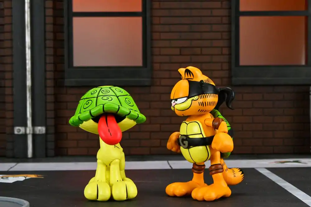 Teenage Mutant Ninja Turtles (Archie Comics) x Garfield sada dvou akčních figurek Ultimate Garfello & Odie 10 cm fotografii produktu