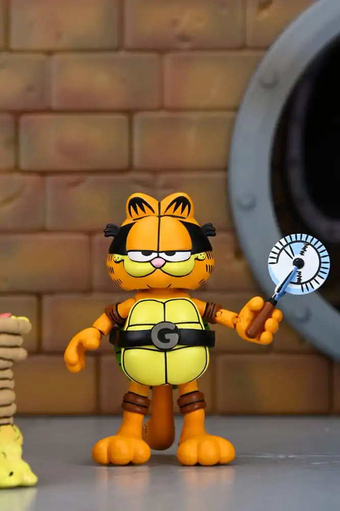 Teenage Mutant Ninja Turtles (Archie Comics) x Garfield sada dvou akčních figurek Ultimate Garfello & Odie 10 cm fotografii produktu