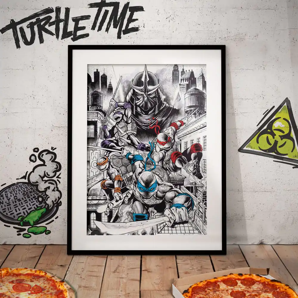 Teenage Mutant Ninja Turtles Art Print 40th Anniversary Limited Edition 42 x 30 cm Umělecký tisk fotografii produktu